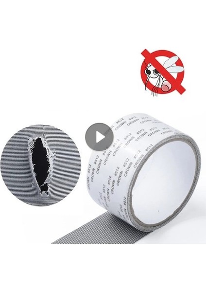 Erginlerticaret Sineklik Tamir Bandı 5 Cm X 2Mt Kendinden Yapışkanlı