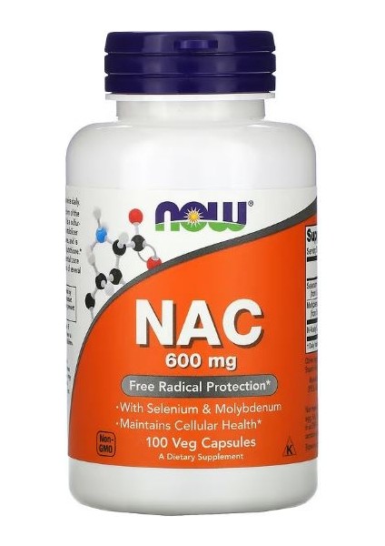 Nac, 600 mg 100 Veg Capsules