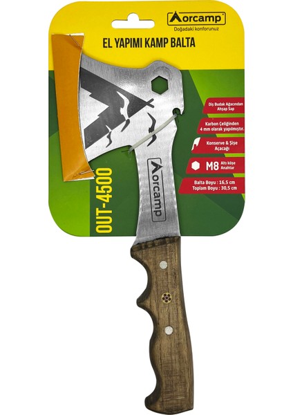 Orcamp Kamp Baltası El Yapımı OUT-4500