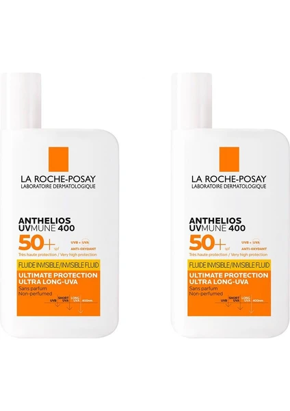 La Roche-Posay Anthelios Uvmune Fluid Güneş Kremi 50 ml x 2