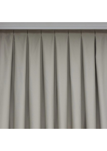Lüx Saten Blackout Karartma Güneşlik Perde Düz Pilesiz - Numune Gri modelleri