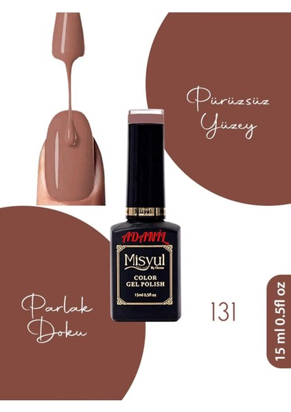 15 ml Misyul Profesyonel Kalıcı Oje MIS-131