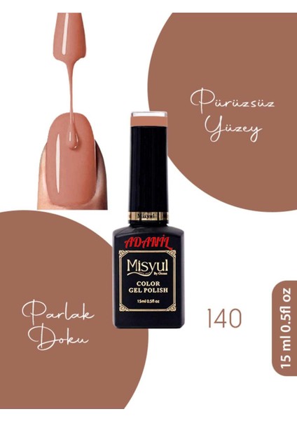 15 ml Misyul Profesyonel Kalıcı Oje MIS-140