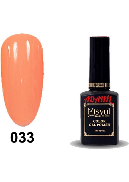 15 ml Misyul Profesyonel Şeftali Rengi Kalıcı Oje MIS-033