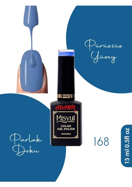15 ml Misyul Profesyonel Kalıcı Oje MIS-168
