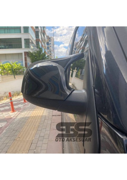 Transporter T6-T7 Uyumlu Yarasa Batman Ayna Kapağı Plastik Piano Black 2010-2022 Transporter T6 Ayna modelleri