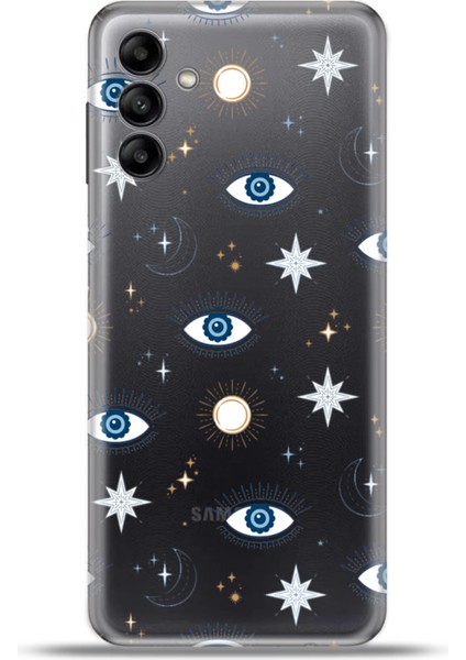 Samsung Galaxy A04S Kılıf Esnek Silikon Kamera Koruma 4K Desenli Özel Tasarım - All Seeing Eyes