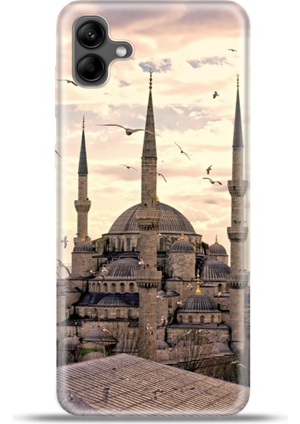 Samsung Galaxy A04 Kılıf Esnek Silikon Kamera Koruma 4K Desenli Özel Tasarım - Sultanahmet