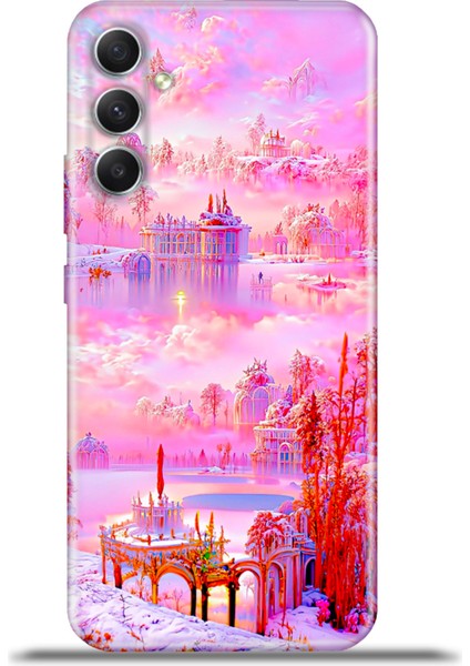 Samsung Galaxy A34 5g Kılıf Esnek Silikon Kamera Koruma 4K Desenli Özel Tasarım - Aşk Mevsimi