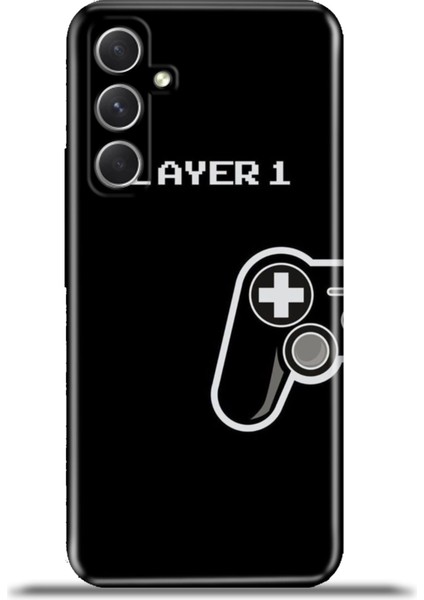 Samsung Galaxy A54 5g Kılıf Esnek Silikon Kamera Koruma 4K Desenli Özel Tasarım - Player1