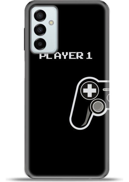 Samsung GALAXYM23 Kılıf Esnek Silikon Kamera Koruma 4K Desenli Özel Tasarım - Player1