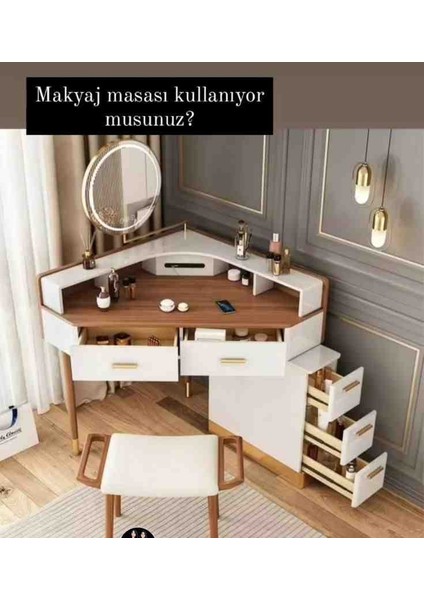 Makyaj Masası ( Çoklu Gözlü) Lityum.mobilya
