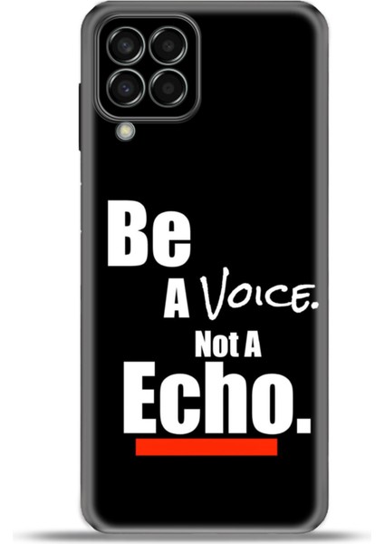 Samsung Galaxy M33 Kılıf Esnek Silikon Kamera Koruma 4K Desenli Özel Tasarım - Eko Yapma