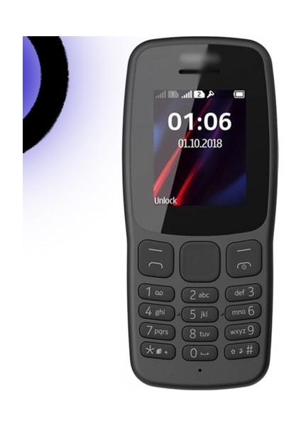 112 Tuşlu Cep Telefonu Siyah