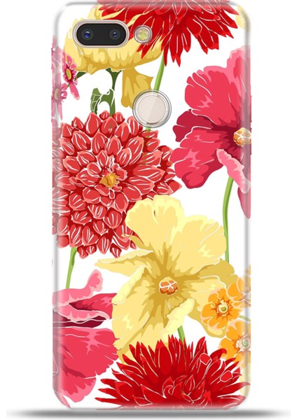 General Mobile Gm9 Pro Kılıf Esnek Silikon Kamera Koruma 4K Desenli Özel Tasarım - Krizantem