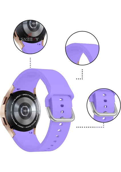 Samsung Galaxy Watch 4 5 Pro 40 42 44 45 46MM Uyumlu Orjinal Tasarım Kavisli Purelux Silikon Kordon indirimleri
