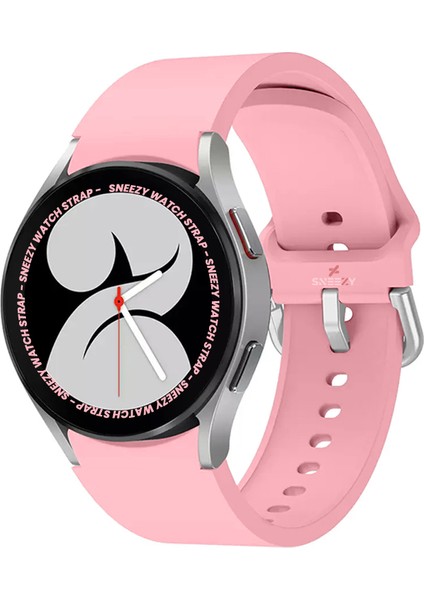 Samsung Galaxy Watch 4 5 Pro 40 42 44 45 46MM Uyumlu Orjinal Tasarım Kavisli Purelux Silikon Kordon