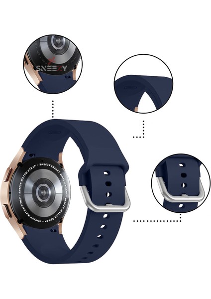 Samsung Galaxy Watch 4 5 Pro 40 42 44 45 46MM Uyumlu Orjinal Tasarım Kavisli Purelux Silikon Kordon indirimleri
