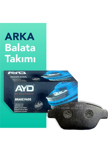 Renault Kangoo Arka Fren Balata Takımı (2007-2020)