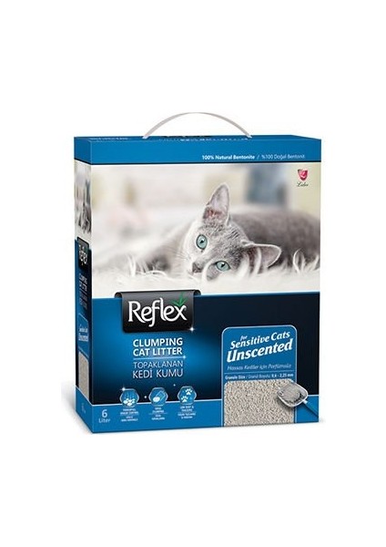 Sensitive Kokusuz Bentonit Kedi Kumu 6 Lt - Farmapets