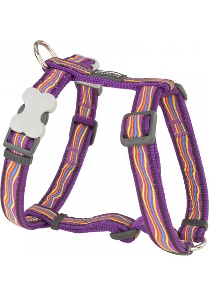 Reddingo Dreamstream Desenli Mor Köpek Göğüs Tasması L /25MM
