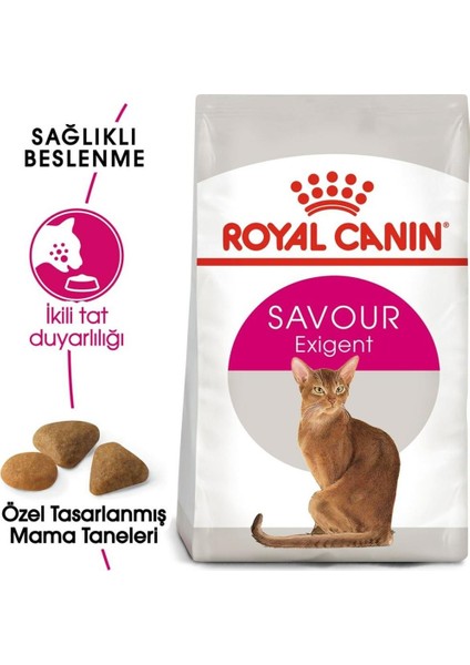 Exigent Hassas Seçici Kediler Için Kedi Maması 2kg