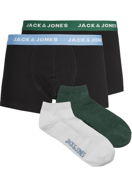 Jack & Jones Jacsolıd Weekend Çorap Boxer 2'li Set 12241116