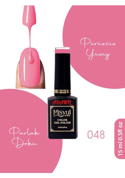 15 ml Misyul Profesyonel Kalıcı Oje MIS-048