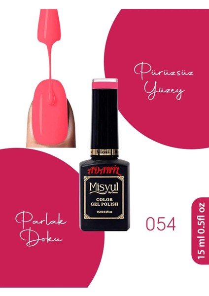 15 ml Misyul Profesyonel Kalıcı Oje MIS-054