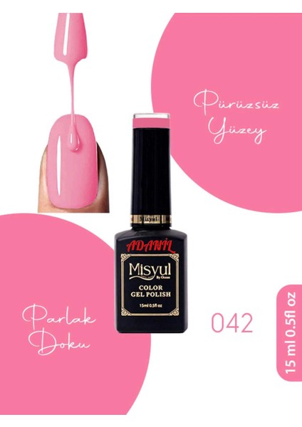 15 ml Misyul Profesyonel Kalıcı Oje MIS-042