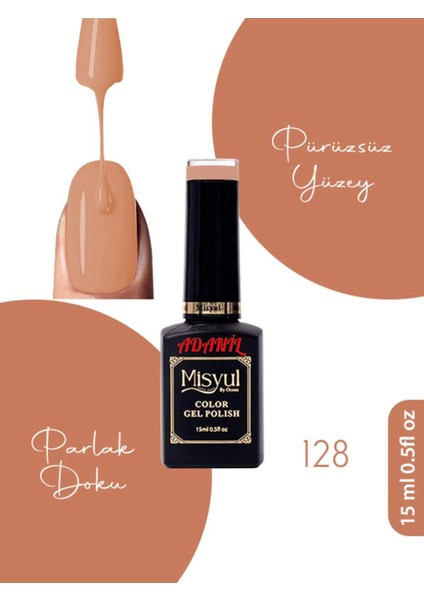 15 ml Misyul Profesyonel Kalıcı Oje MIS-128