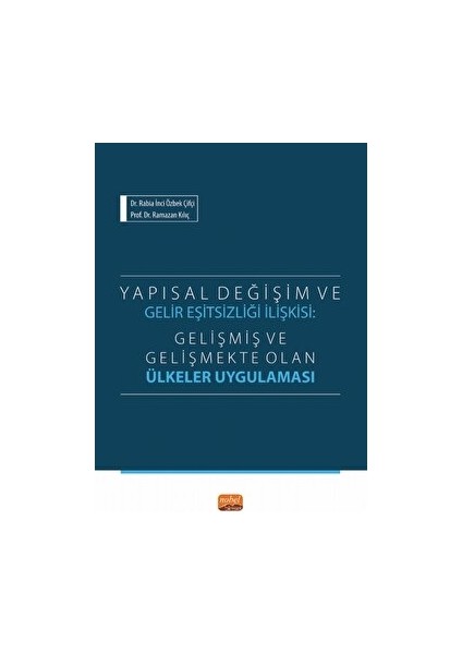Yapısal Değişim ve Gelir Eşitsizliği Ilişkisi - Rabia İnci