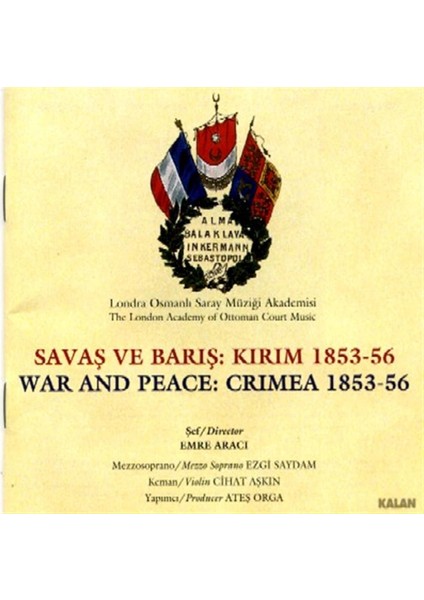 Kalan Müzik Emre Aracı - Savaş ve Barış (Cd)