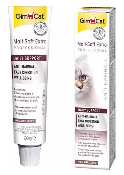 Malt Soft Extra Tüy Yumağı Attıran Kedi Macunu 20 gr - Farmapets