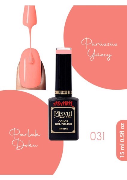 15 ml Misyul Profesyonel Kalıcı Oje MIS-031