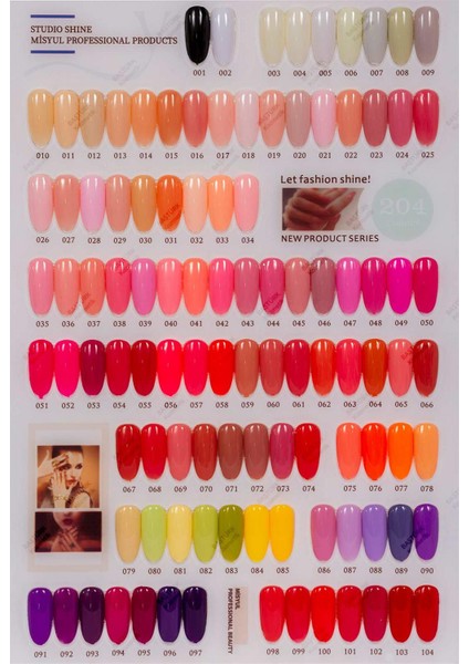 15 ml Misyul Profesyonel Pembe Kalıcı Oje MIS-021