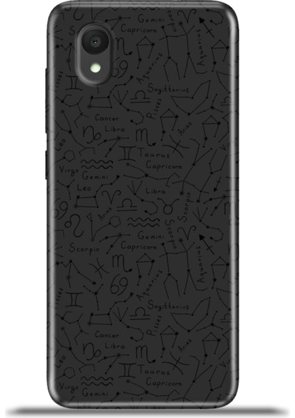 1 2022 Kılıf Esnek Silikon Kamera Koruma 4K Desenli Özel Tasarım - Black Zodiac Signs fiyatları