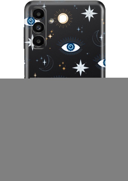 Samsung Galaxy A13 5g Kılıf Esnek Silikon Kamera Koruma 4K Desenli Özel Tasarım - All Seeing Eyes
