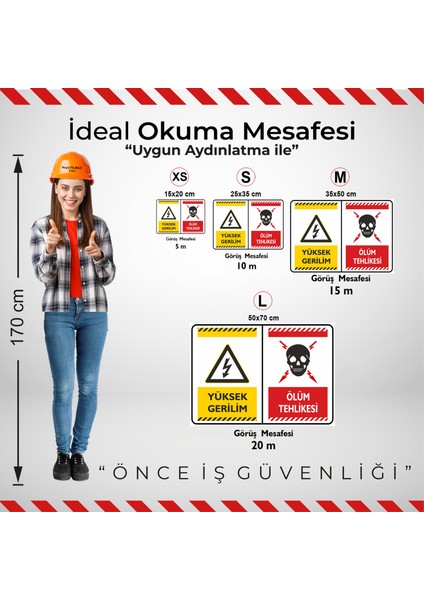 Yüksek Gerilim - Ölüm Tehlikesi/35x50cm/kompozit