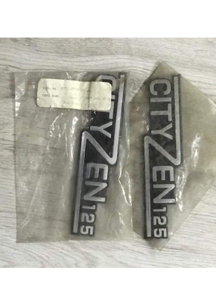 Cıtyzen 125 Sağ Sol Amblem Takım