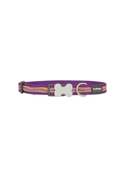 Dreamstream Desenli Mor Köpek Boyun Tasması L 25MM / 41-63 cm