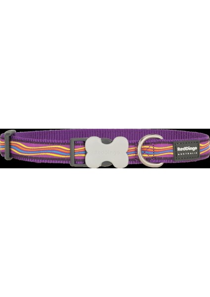 Dreamstream Desenli Mor Köpek Boyun Tasması L 25MM / 41-63 cm