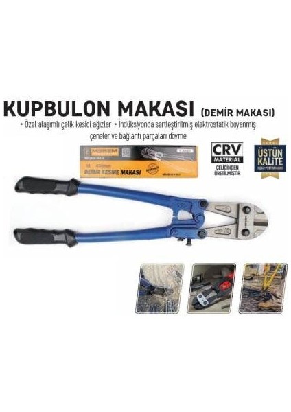 Meşem Demir Kupbulan Kesme Makası 18X450 fiyatları