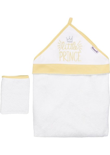 208963 Erkek Bebek Little Prince Sarı Silgi Havlu