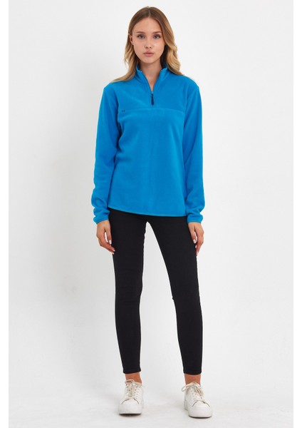 Yarım Fermuarlı Dik Yaka Polar Sweatshirt RD24KE057000 fiyatları