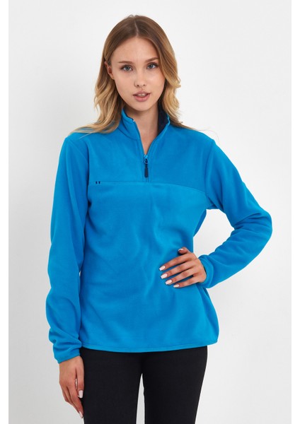 Yarım Fermuarlı Dik Yaka Polar Sweatshirt RD24KE057000 fırsatları