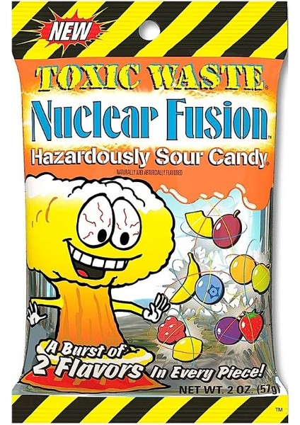 Toxic Waste Nuclear Fashion Ultra Sour Assorted Fruit 57 G