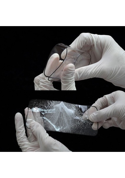 Apple iPhone 13 Pro ile Uyumlu Hizalama Aparatlı Hadid Glass Cam Ekran Koruyucu
