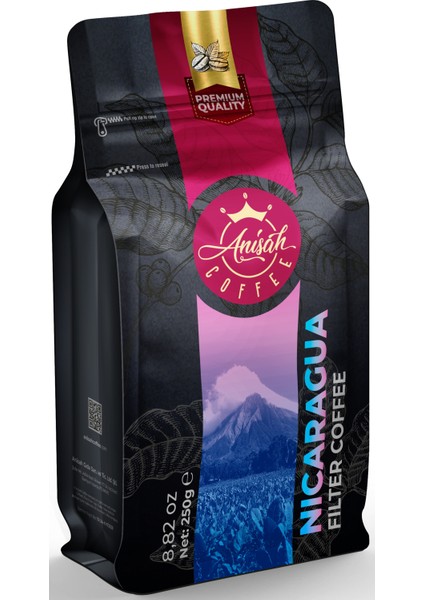 Anisah Coffee Nikaragua Filtre Kahve 250   gr