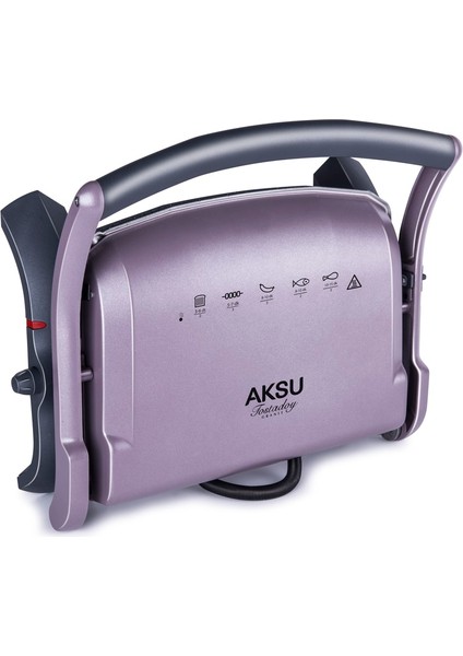 T28E Tostadoy Granit 1800W Izgara ve Tost Makinesi Violet